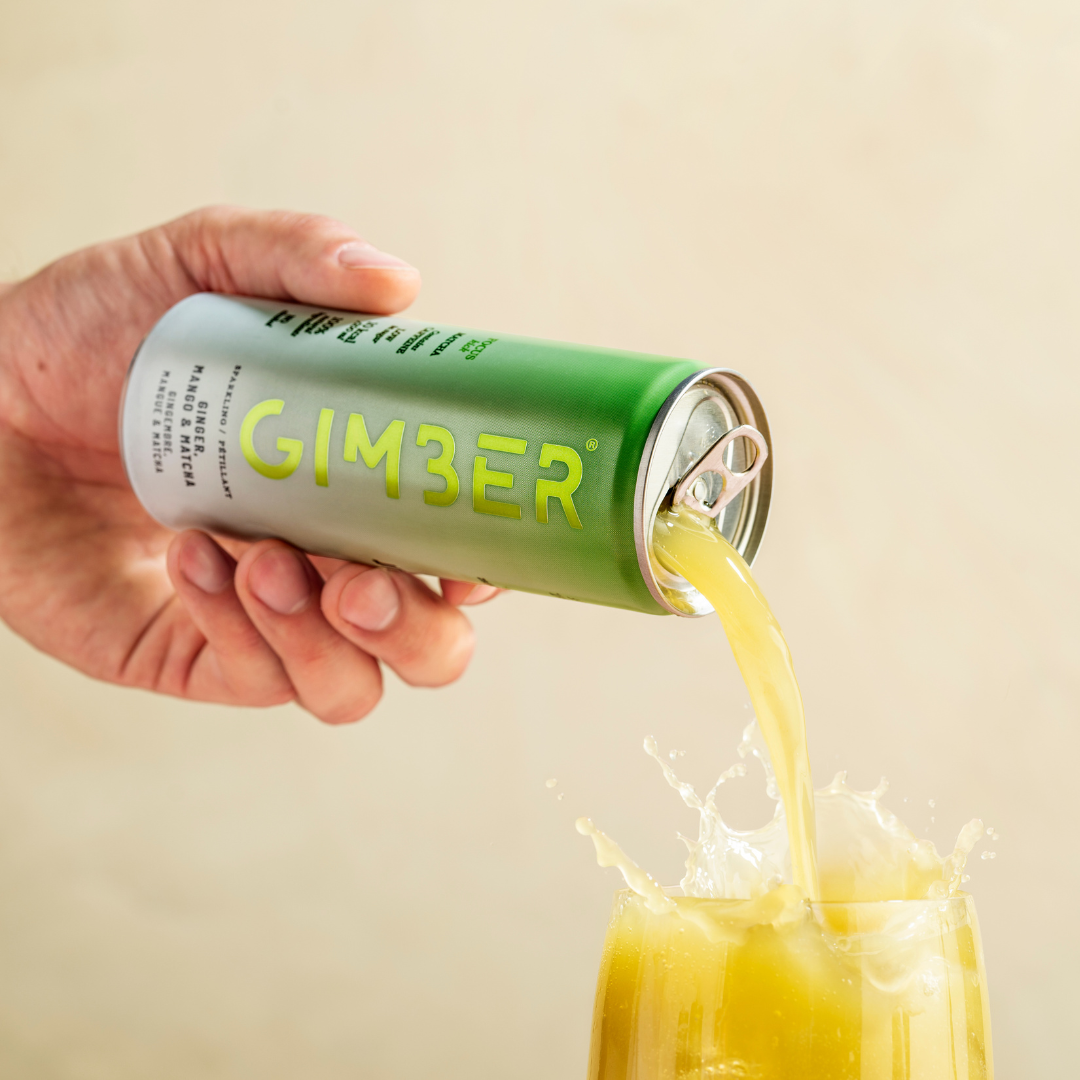 Gimber Mango E Matcha - Lata 250ml